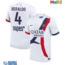 Paris Saint-Germain Lucas Beraldo #4 Gostujuci Dres 2025-26 Kratak Rukav